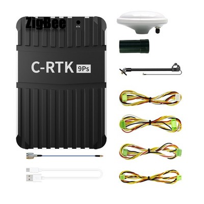 CUAV GNSS Module C-RTK 9Ps (Base Station and Aircraft End with Bracket)