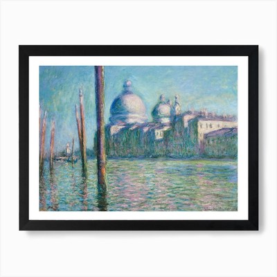Le Grand Canal, Claude Monet Kunst Pr gerahmtes Wandbild Poster Leinwanddruck Bild