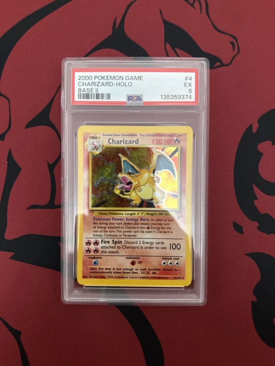 Charizard Pokémon TCG Base Set 2 English Collectible Individual