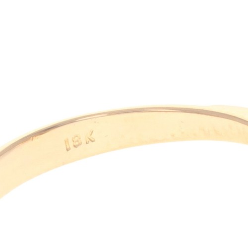 Oro Amarillo Botón Perla Eduardiano Anillo Solitario - 18k Antiguo Compromiso - Imagen 6 de 10
