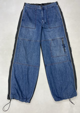 Ksubi Baggy Nylon Splice Denim Jeans Women 29...