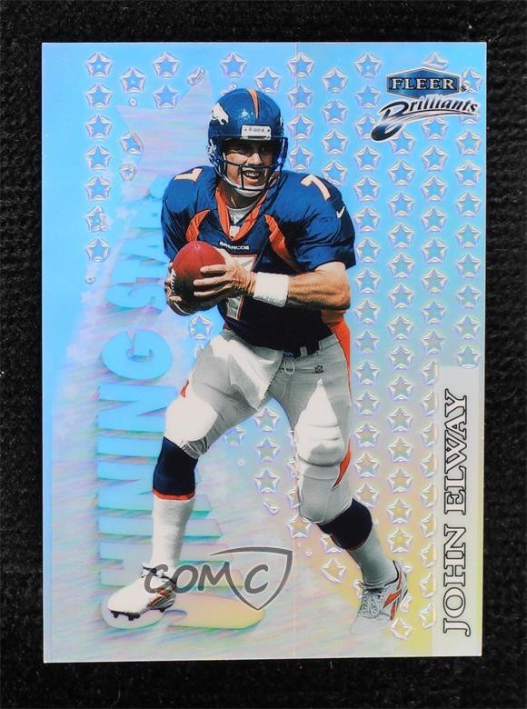 1998 Fleer Brilliants Shining Stars Pulsars John Elway #13SS HOF 17a5