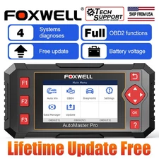 FOXWELL NT604 ELITE 4 Systems OBD2 Scanner Tool ABS SRS Engine TCM Code Reader