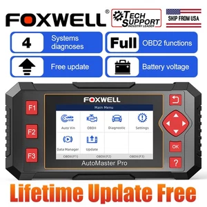 FOXWELL NT604 ELITE 4 Systèmes OBD2 Outil de numérisation ABS SRS Moteur TCM Lecteur de code