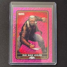 🔌IU 2025 TOPPS CHROME DEADPOOL PINK SHIMMER REFRACTOR /299 OLD MAN LOGAN #2