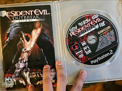 Capcom Resident Evil Outbreak File #2 PS2 Manual Included (NO COVER SLEEVE)