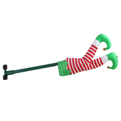 Mr. Christmas 16'' Animated Red and White Elf Kickers Decoration