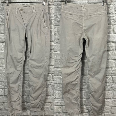 Drykorn for Beautiful People Women s 27  Button Front Grey Slim Pants