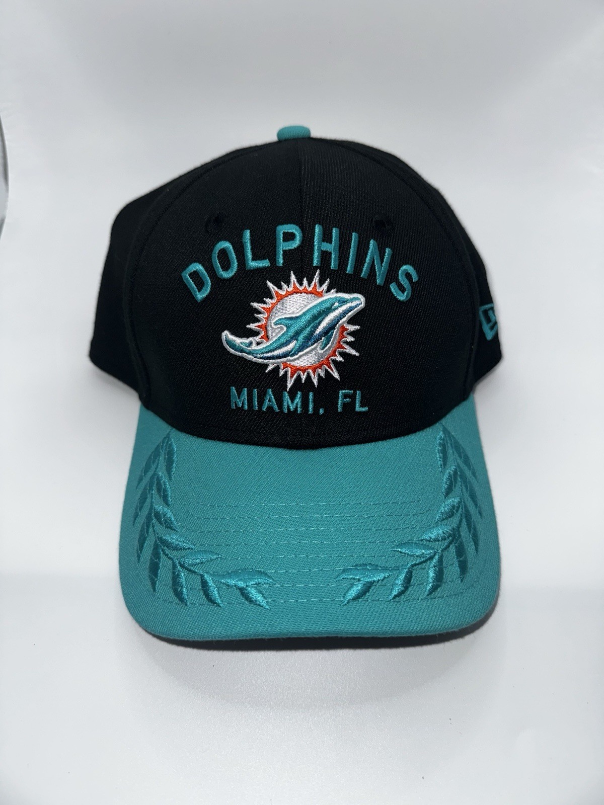 New Era Miami Dolphins 2025 Draft 39THIRTY Strap Hat Cap NFL Pick Size