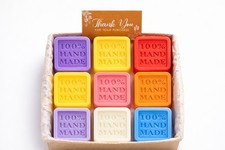  Vegan Organic Soap Bars Set of 9 Handmade  vegan cruelty free Soaps bars 