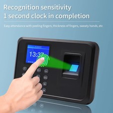 Fingerprint Attendance System Biometric Time Clock Employee USB Data Management