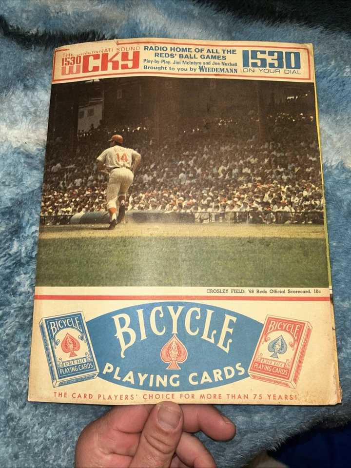 3 Cincinnati Reds Scorecards 1968 (2) & 1971 - Image 4 of 4