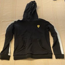 Ferrari Black 13/14 Youth Hooded Sweatshirt