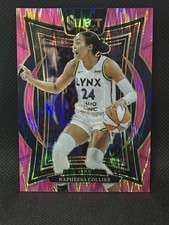2025 WNBA Select Napheesa Collier Pink Flash #100 Minnesota Lynx