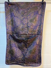 Vintage CHAPS BY RALPH LAUREN PRESTON PAISLEY King PILLOW SHAM PURPLE