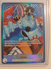Jinbe OP14-040 Leader Alternate Art Azure Sea's Seven One Piece Card English