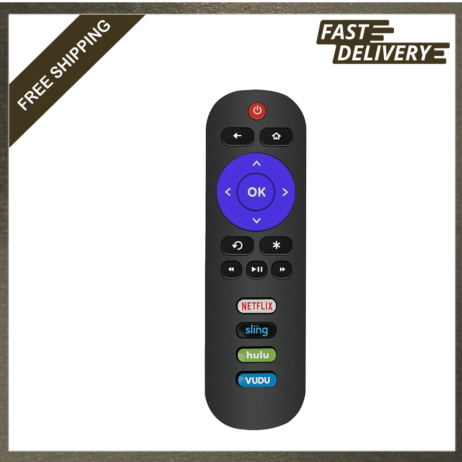 Tl Roku Remote Replacement RC280 IR Remote Control for TCL Roku TVs with Volume ...