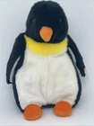 VINTAGE Ty Beanie Babies Buddies Collection 1998 Waddle Plush Penguin Black 10"