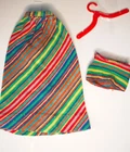Vintage 1960s Barbie Doll Fashion PAK Knit Stripped Skirt and Top