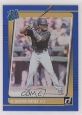 2021 Panini Donruss Rated Rookies Holo Blue Ke'Bryan Hayes #43 13o2