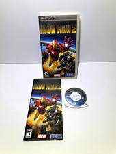 Iron Man 2 Sony PSP Complete In Box / CIB , Tested / Working