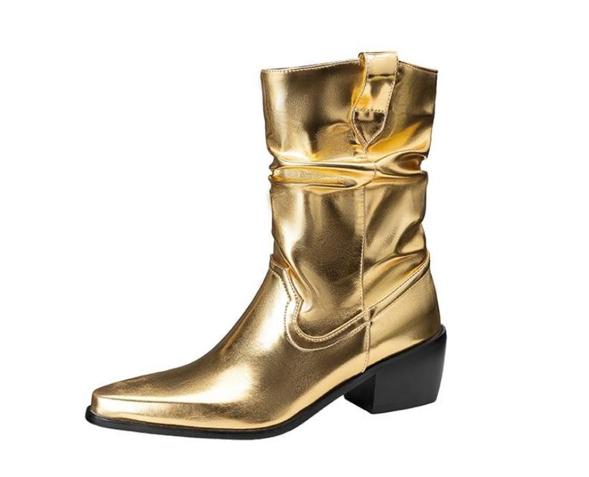 Chic Women's Pointed Toe Pull On Ankle Boots Formal Casual Party Club Pron Shoes
