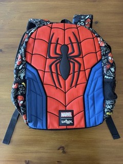 Smiggle Marvel Spider Man Hoodie Backpack 3D Spider Kids School Bag Rucksack