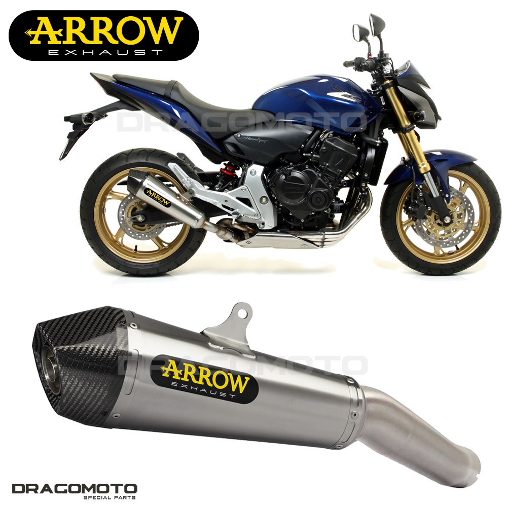 Silencieux ARROW Nichrom HONDA CB 600 F HORNET 2007 design conique X-KONE