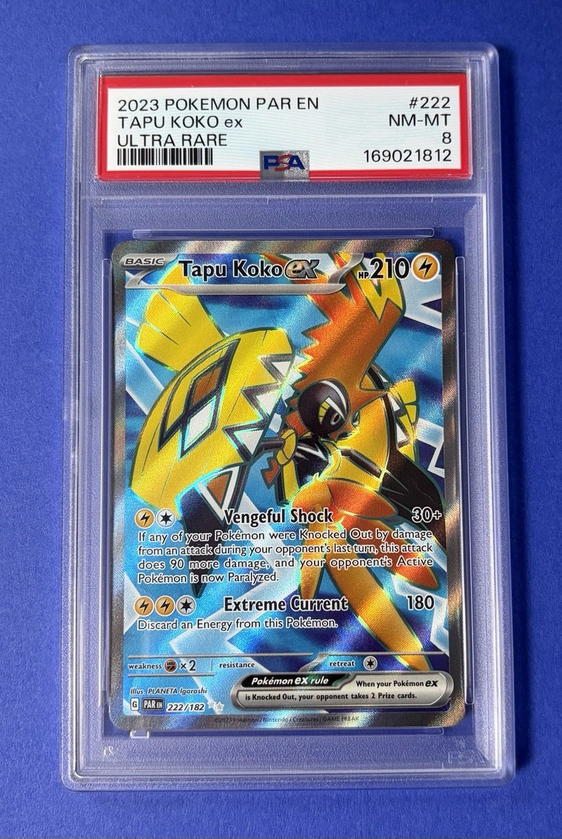POKOページ 25+ Tapu Koko ex 222/182 SV04: Paradox Rift Holo for sale