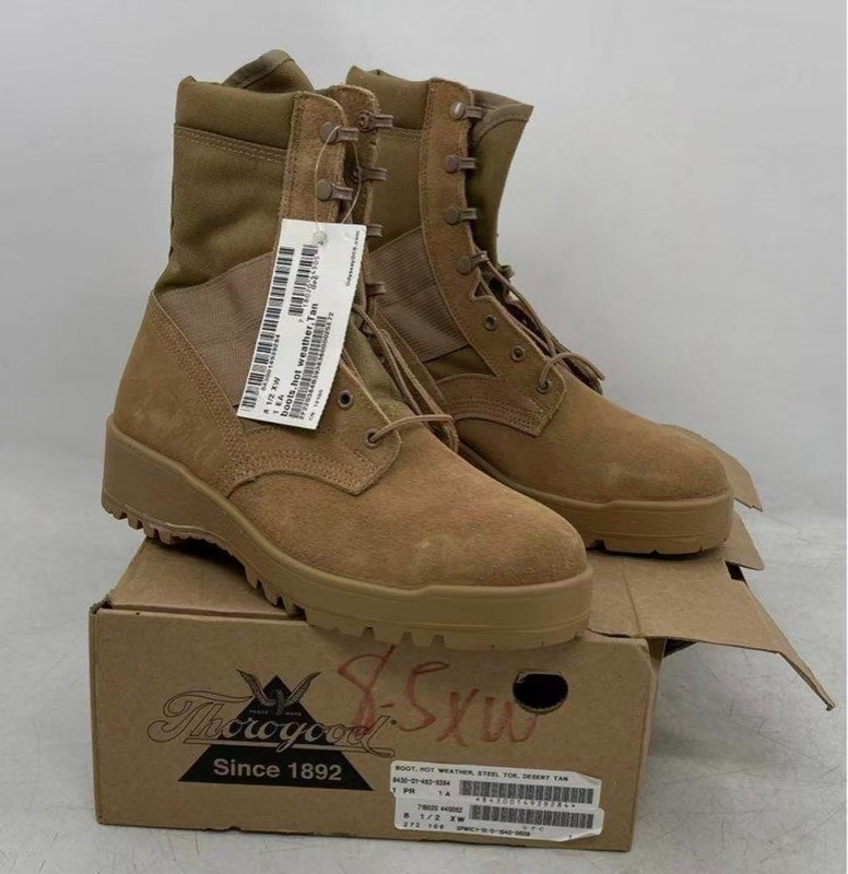 NWT USGI Military Hot Weather Thorogood Desert Boots 8.5XW