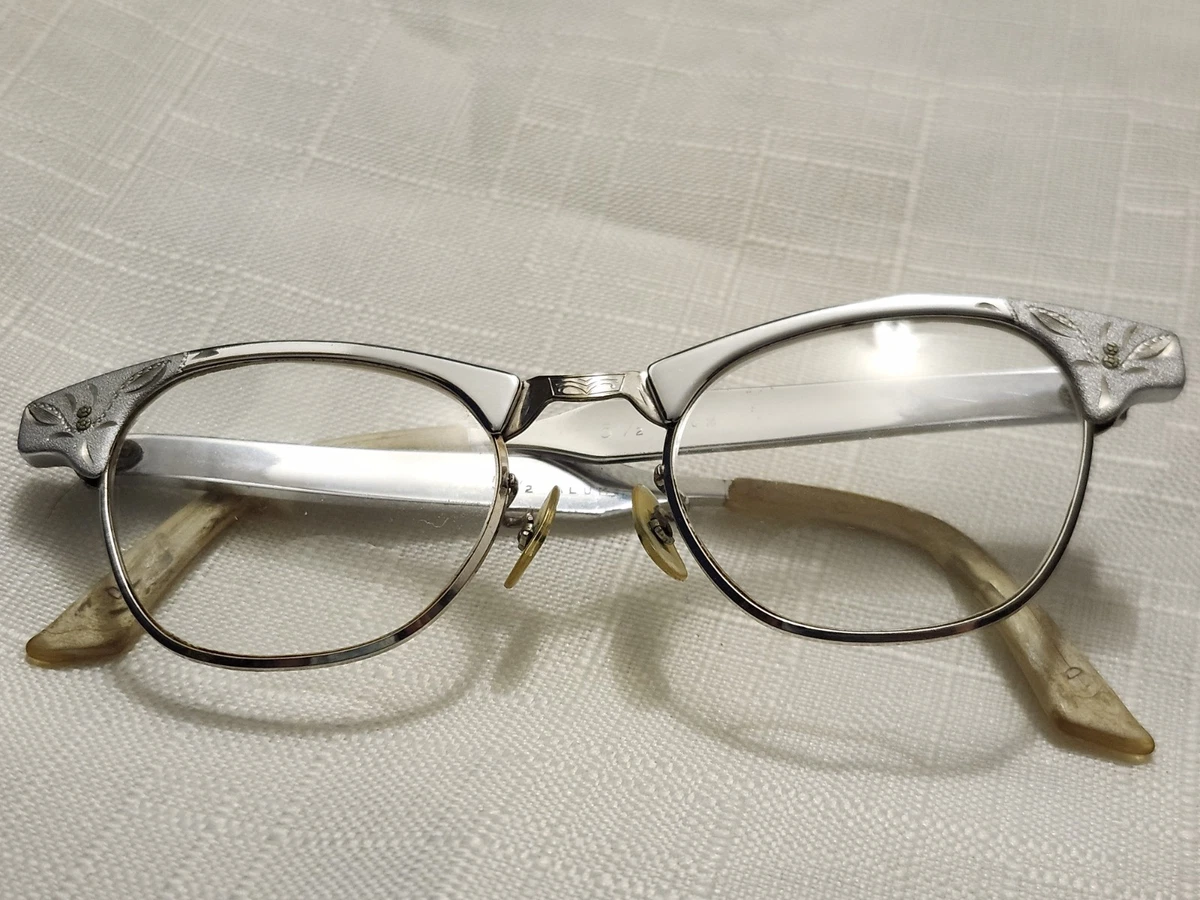 Vtg VAM Cat Eye Eyeglasses Frame Made in USA Glasses Frames Eyewear 1960s *READ* Vintage Cat Eye Glasses 1960 main image 2