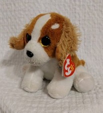 TY Original Beanie BARKER the Spaniel DOG - NEW with Tag 5" Plush