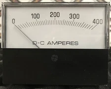 260324ECSC9JAS/UL - YOKOGAWA - 0-400 DC Amps - 3.5" x 2.75" - Panel Meter