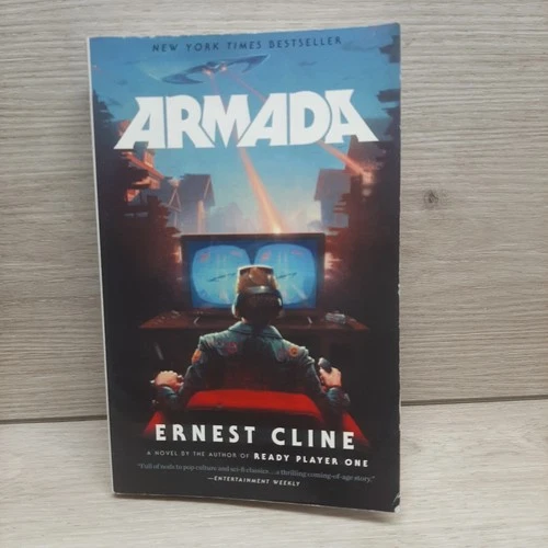 Armada Ernest Cline 2015 First Paperback Edition Sci-Fi Thriller Didwiy