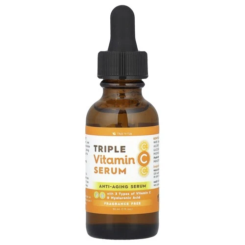Triple Vitamin C Serum, Fragrance Free , 1 fl oz 30 ml