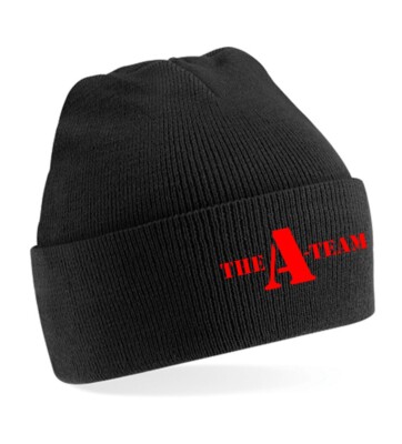 A-Team Beanie Mütze   Kultiges 80er Retro-Design, Warm, Unisex, TV-Serien-Fan