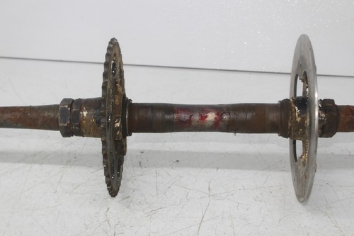 04-08 SUZUKI QUADSPORT Z400 LTZ400 2X4 REAR AXLE WHEEL PIVOT BOLT AXEL HUBS - Picture 4 of 15