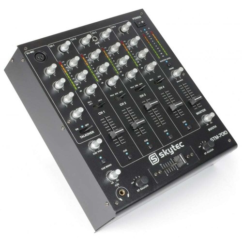 Vonyx STM-7010 4-Channel DJ PA Party Mixer with USB Audio Soundcard - NEW - Picture 3 of 7
