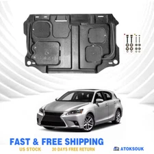 Thick Engine Splash Shield For Lexus CT200h 2011-2017 Front Engine Guard Hard
