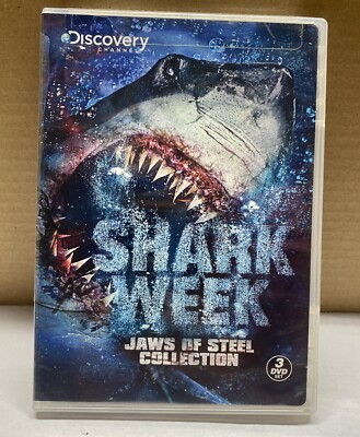 Shark Week Jaws of Steel Collection 2010 Discovery Channel 3 Discs