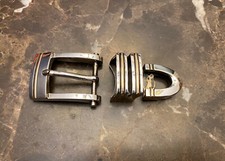 Vogt Elan by Vogt 925 sterling 14k gold belt western buckle set Streamline      