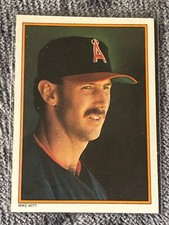 1987 Topps Glossy Mike Witt #33 California Angels