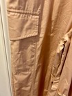 NWT ZARA Tan Gold Jumpsuit S Cargo Pants Oversized Parachute Jumper Romper — photo 5