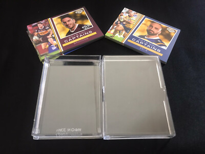  2019 NRL ELITE CAPTAINS TRADING CARDS FULL SET - 18 CARDS + Bonus Storage Case