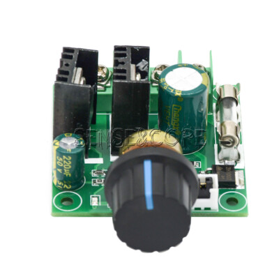DC 12V-40V 10A PWM Current Module Motor Speed Contriller Regulator+Knob
