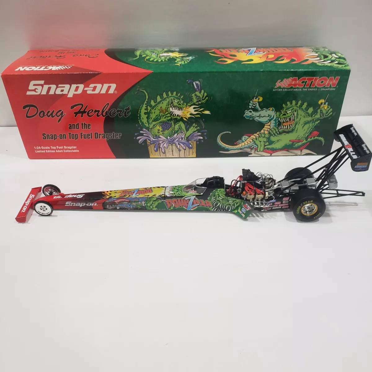 Doug Herbert Snap-On Dougzilla Reading 2004 Top Fuel Dragster 1:24 Diecast NHRA