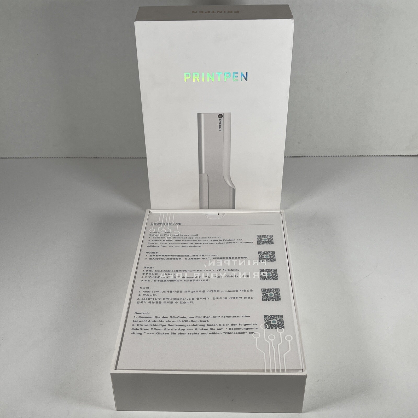 Evebot Print Pen Portable Mini Printer 