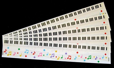 Mrs Grossman Five Strips 2x12'' Design Line Sticker Sheets *Your Choice From 12*