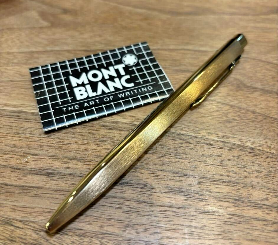 MONTBLANC モンブラン ボールペン レオナルド ゴールド ノック式 1円～/MONTBLANC/モンブラン/LEONARDO/レオナルド/ノック式/ゴールド