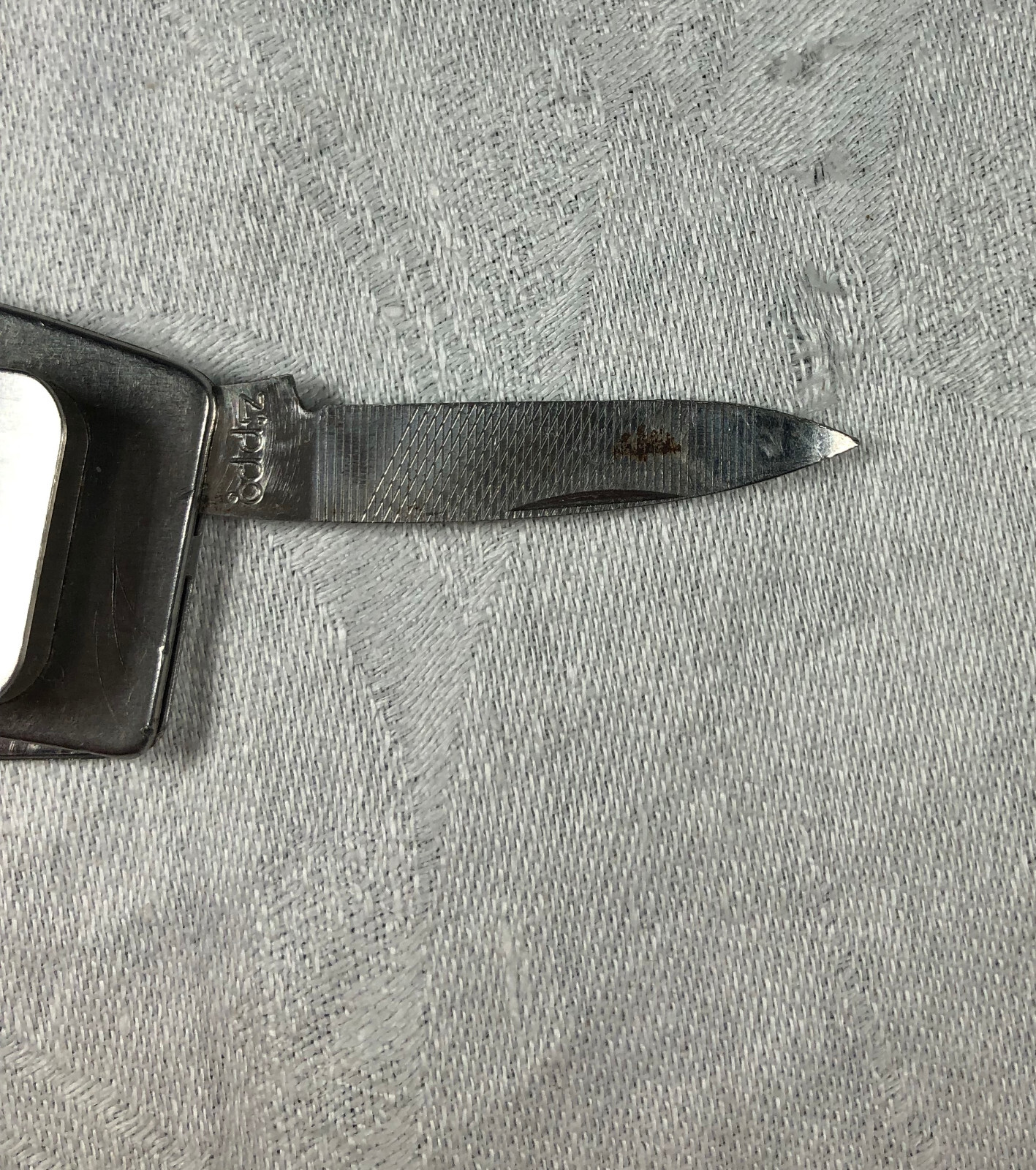 Vintage Vicon Branded Zippo Pocket Knife with Clip Two Blades FREE